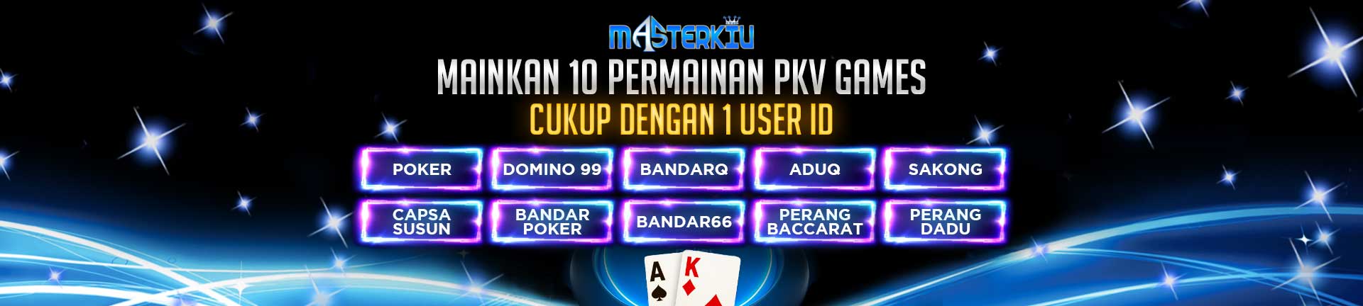 tersedia 10 permainan pkv games di masterkiu